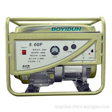 5kW Portable Gasoline Generator, Water-cooled and Single-cylinder Types 100% Copper